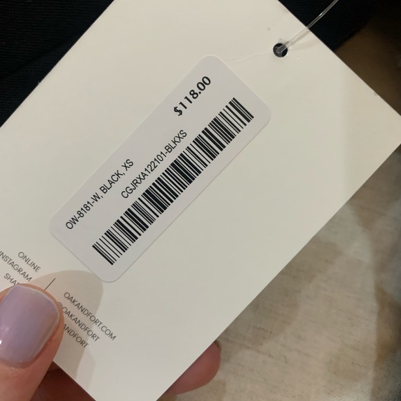 Oak + Fort Oversized Blazer NWT - Picture 4 of 6